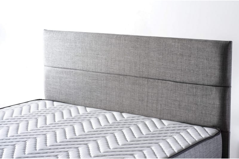 Joustinpatja 90x200 cm - Valkoinen/Harmaa - Huonekalut - Sänky - Patja - Joustinpatjat