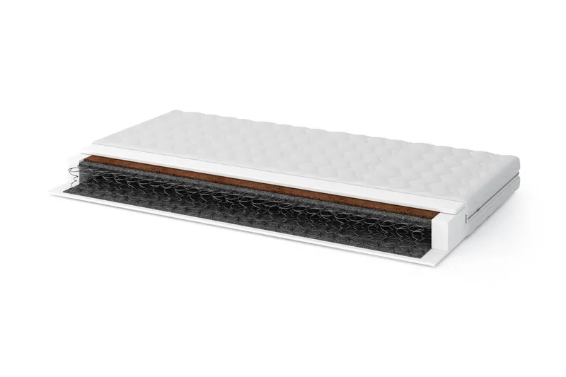 Joustinpatja Nepor 180x200 Bonell Medium/Kova, Valkoinen