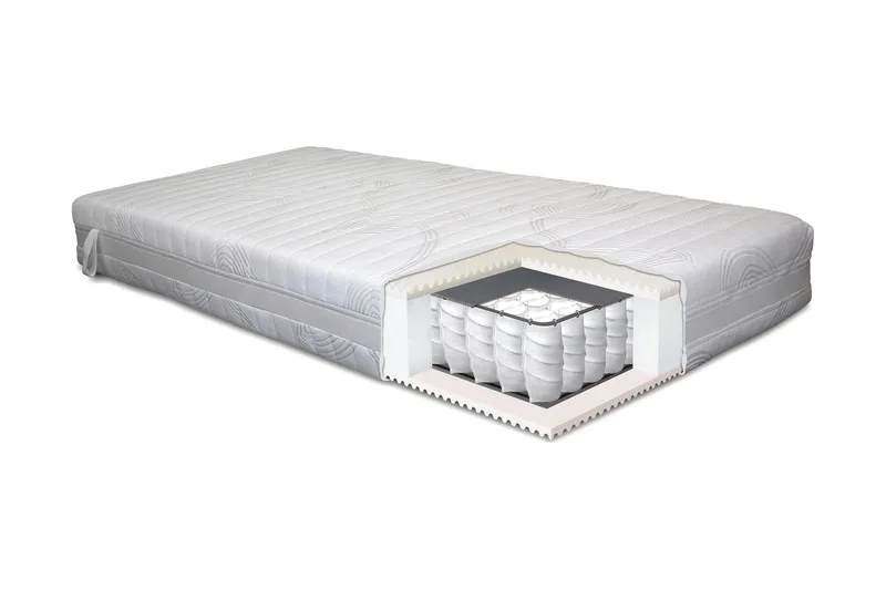 Joustinpatja Stamford 90x200, Valkoinen