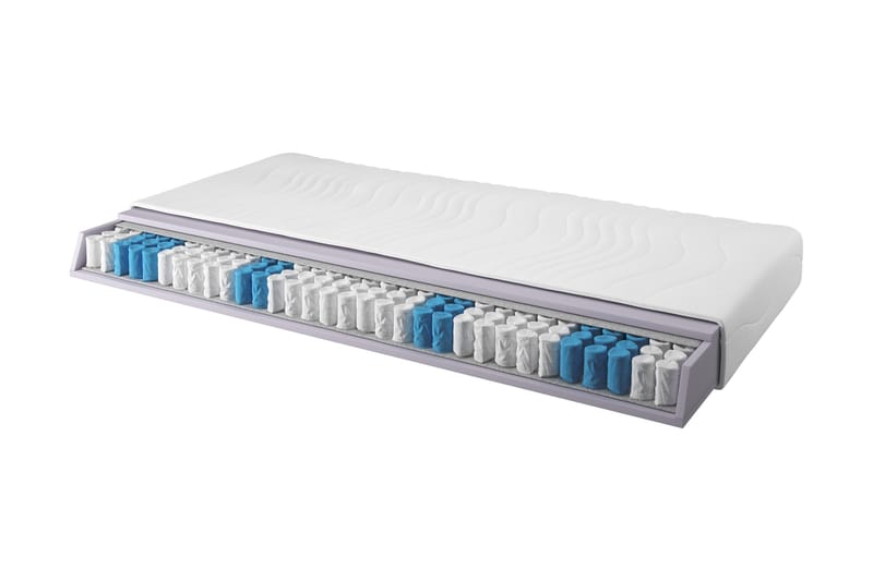 Joustinpatja Vellaseo 120x200 Pussi Medium - Valkoinen - Huonekalut - Sänky - Patja - Joustinpatjat