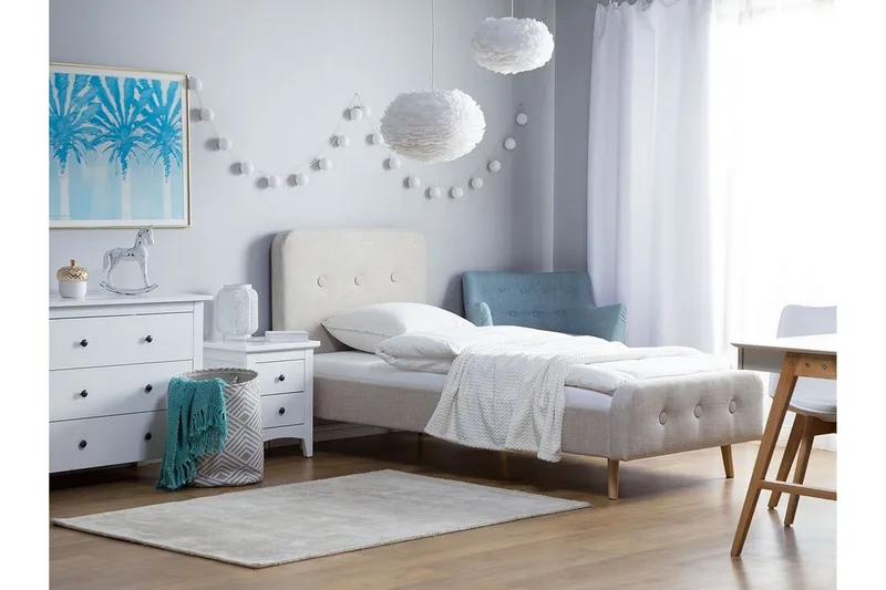 Joustinpatja Wolgemuth Kova 90x200 cm - Valkoinen - Huonekalut - Sänky - Patja - Joustinpatjat