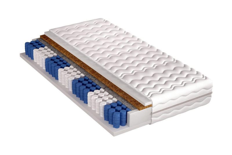 Joustinpatja pussijousi Osino 140x200 - Valkoinen - Huonekalut - Sänky - Patja - Joustinpatjat