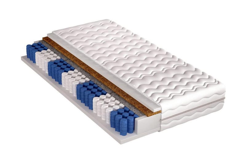 Joustinpatja pussijousi Osino 90x200, Valkoinen