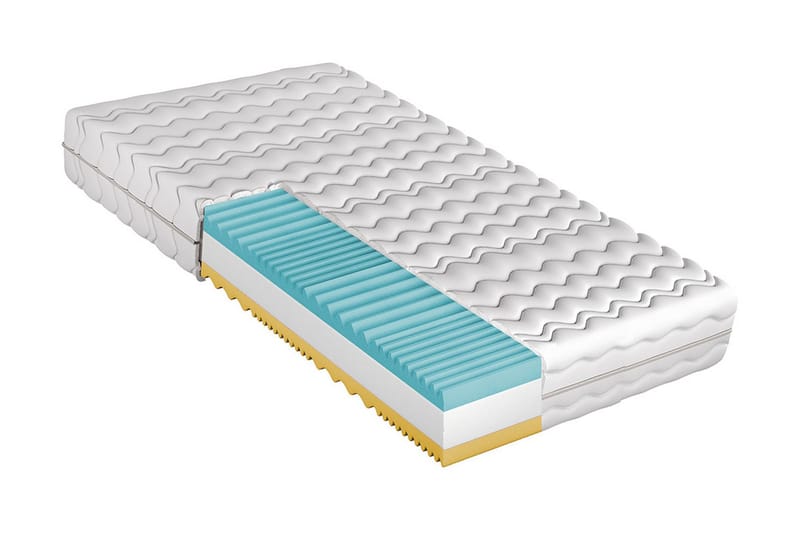 Patja Caister 90x200 cm, Valkoinen