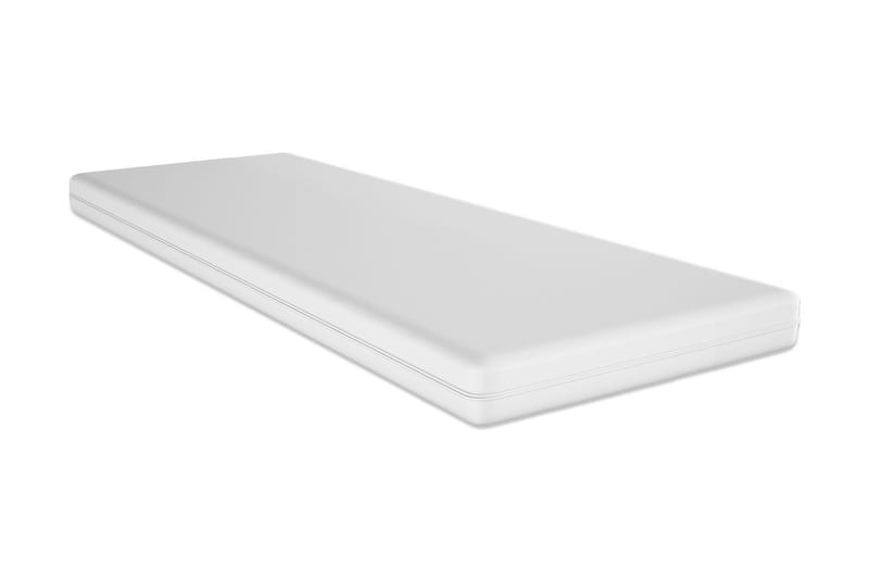 Patja Solid 90x200x10 - Valkoinen - Huonekalut - Sänky - Patja - Joustinpatjat