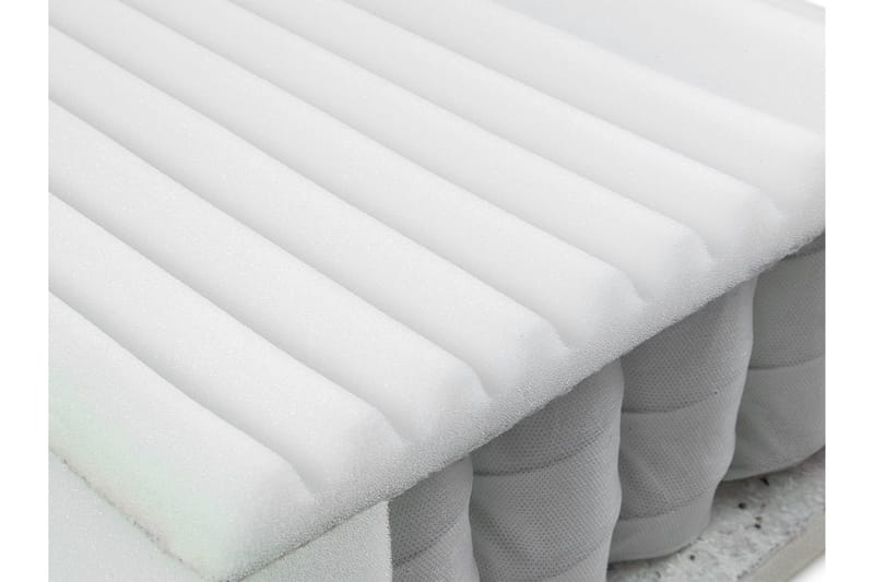 Patja Velvang 90x200 cm - Valkoinen - Huonekalut - Sänky - Patja - Joustinpatjat