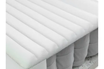 Patja Velvang 90x200 cm - Valkoinen - Huonekalut - Sänky - Patja - Joustinpatjat