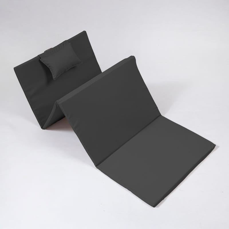 Kokoontaitettava sänky Kalune Design Myc06 (55 x 180 x 5 cm) Antrhracite - Antrasiitti - Huonekalut - Sänky - Patja - Vaahtomuovipatja