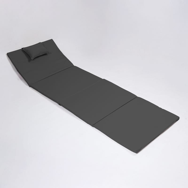 Kokoontaitettava sänky Kalune Design Myc06 (55 x 180 x 5 cm) Antrhracite - Antrasiitti - Huonekalut - Sänky - Patja - Vaahtomuovipatja