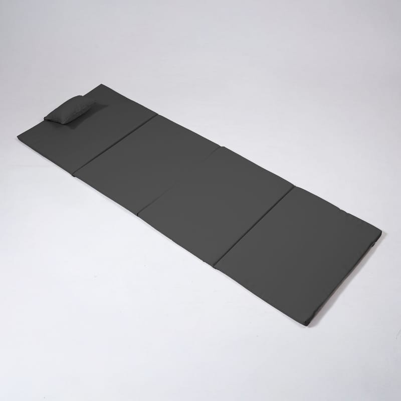 Kokoontaitettava sänky Kalune Design Myc06 (55 x 180 x 5 cm) Antrhracite - Antrasiitti - Huonekalut - Sänky - Patja - Vaahtomuovipatja