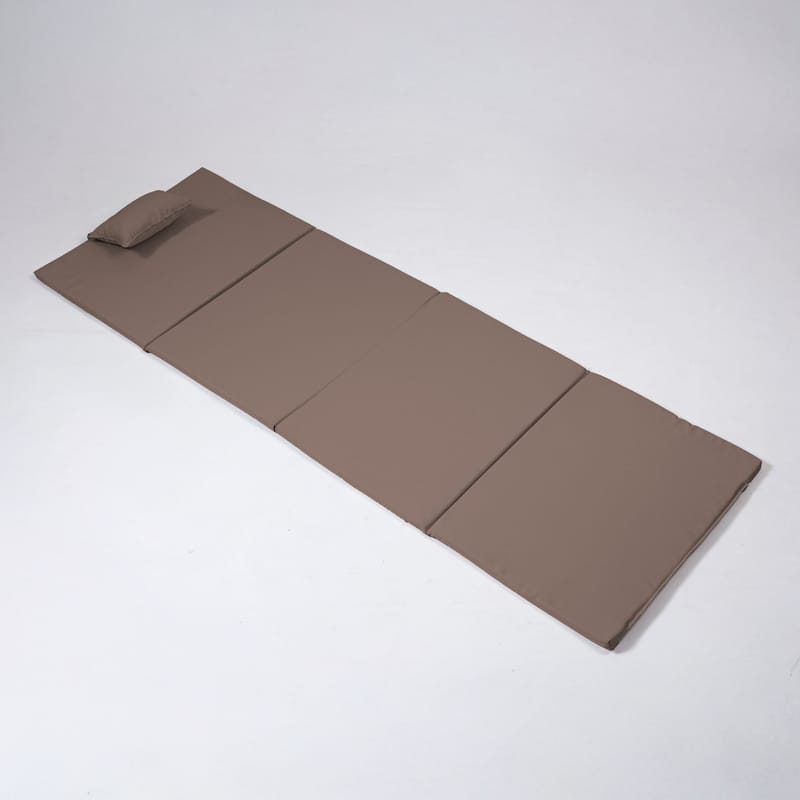 Kokoontaitettava sänky Kalune Design Myc06 (55 x 180 x 5 cm) Minkki - Huonekalut - Sänky - Patja - Vaahtomuovipatja