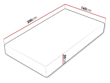 patja Patja CULTURE 20 VISCO H3, rullattu 160x200 cm - Huonekalut - Sänky - Patja - Vaahtomuovipatja