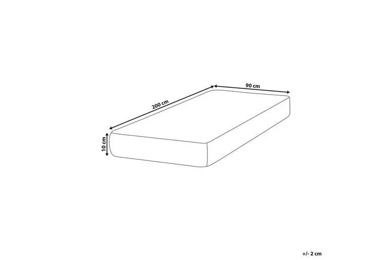 Patja Petite 90x200 cm - 90x200 cm - Huonekalut - Sänky - Patja - Vaahtomuovipatja