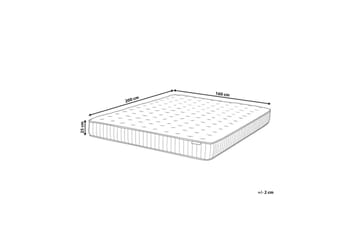 Resårgelmadrass 160x200 cm Medelfast - Huonekalut - Sänky - Patja - Joustinpatjat