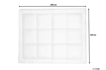 Sijauspatja Trivor 160x200 cm - Valkoinen - Huonekalut - Sänky - Patja - Petauspatja & sijauspatja