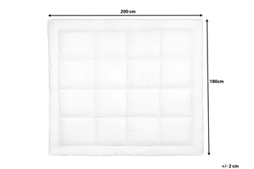 Sijauspatja Trivor 180x200 cm - Valkoinen - Huonekalut - Sänky - Patja - Petauspatja & sijauspatja