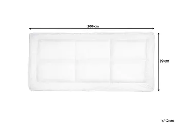 Sijauspatja Trivor 90x200 cm - Valkoinen - Huonekalut - Sänky - Patja - Petauspatja & sijauspatja