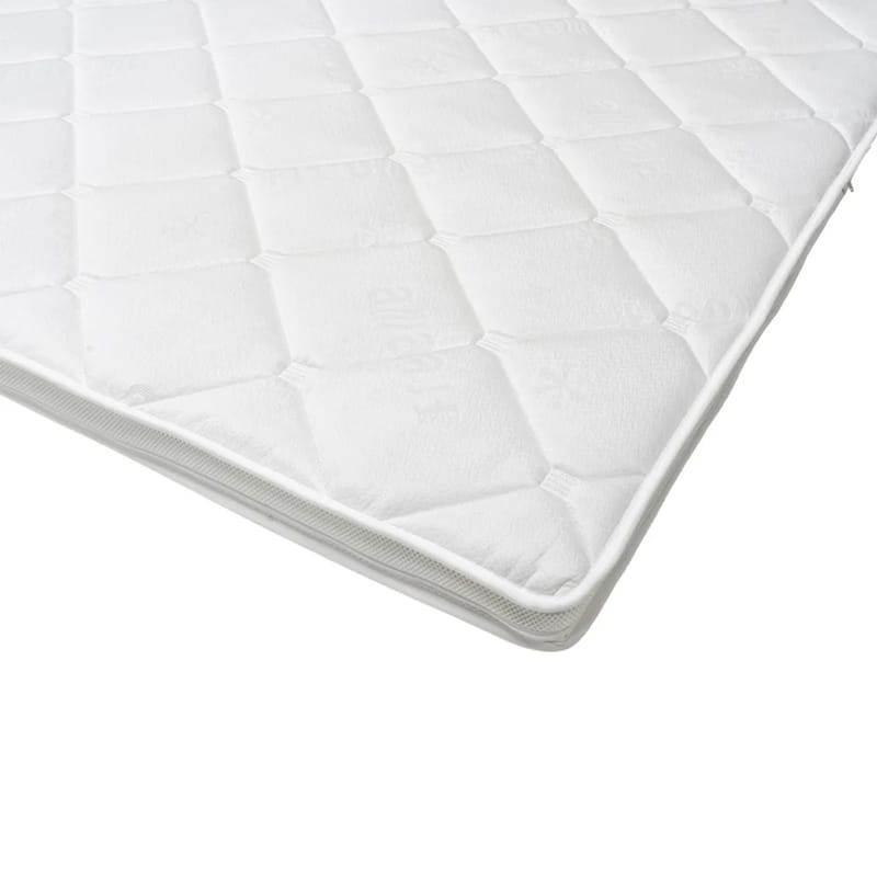 HVILA Duo -sijauspatja, käännettävä kesä- ja talvipuoli, 180x200 cm – 7 cm pehmeä/keskikova, polyeteerivaahto, pestävä päällinen - Huonekalut - Sänky - Patja - Petauspatja & sijauspatja