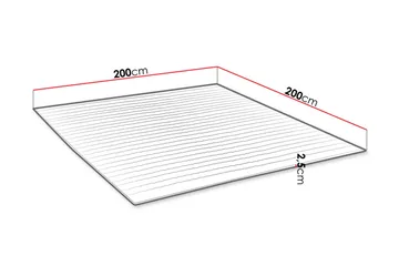 Sijauspatja 200x200 - Huonekalut - Sänky - Patja - Petauspatja & sijauspatja