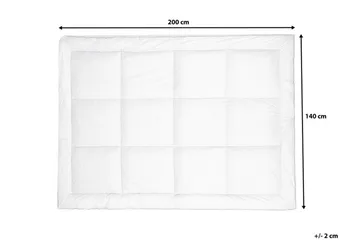 Sijauspatja Trivor 140x200 cm - Valkoinen - Huonekalut - Sänky - Patja - Petauspatja & sijauspatja