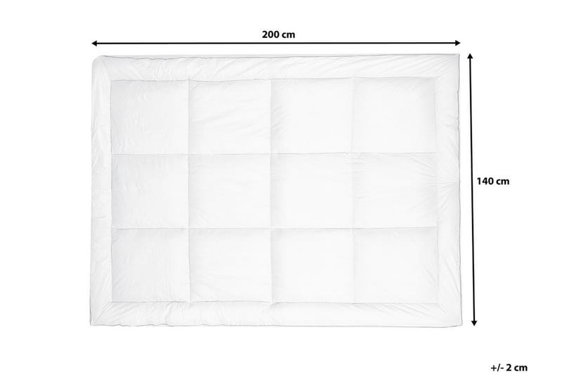 Sijauspatja Trivor 140x200 cm - Valkoinen - Huonekalut - Sänky - Patja - Petauspatja & sijauspatja