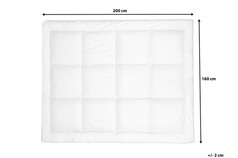Sijauspatja Trivor 160x200 cm - Valkoinen - Huonekalut - Sänky - Patja - Petauspatja & sijauspatja