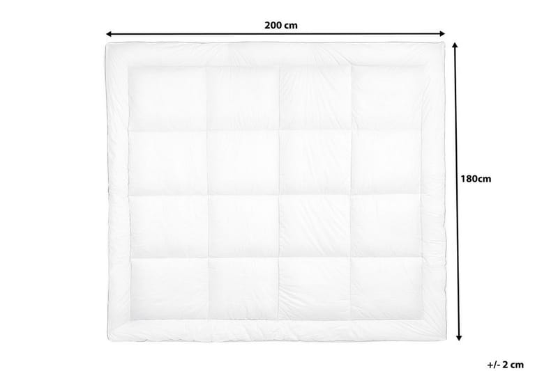 Sijauspatja Trivor 180x200 cm - Valkoinen - Huonekalut - Sänky - Patja - Petauspatja & sijauspatja