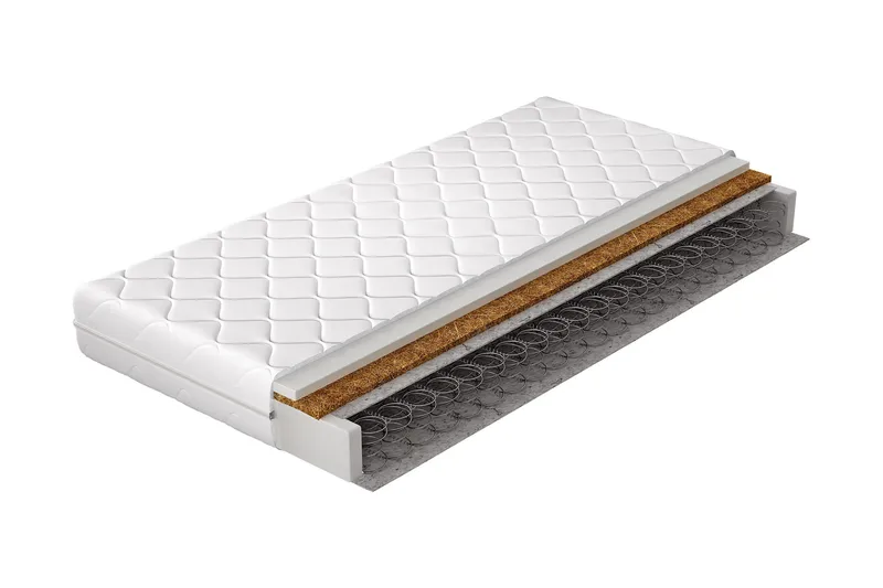 Villarnovo petauspatja 160x200 cm kangasta, Valkoinen