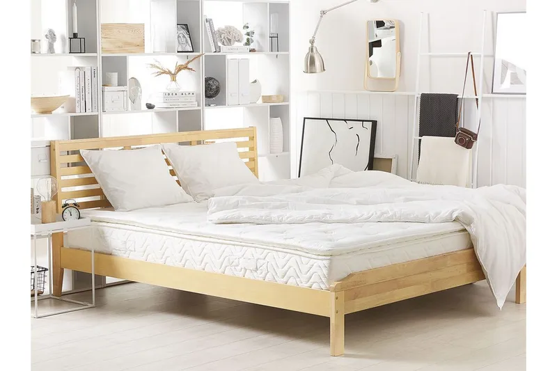 Vaahtomuovipatja Ringstorp 140x200 cm irrotettava päällinen - Beige - Huonekalut - Sänky - Patja - Vaahtomuovipatja