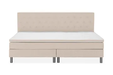 Sängynpääty Napeilla - Beige
