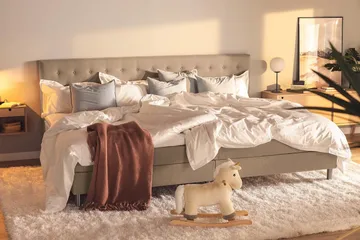 Perhesänky Sänkypaketti Rebeca 280x210 cm - (+Lisää) Myyrä - Huonekalut - Sänky - Jenkkisängyt
