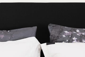 Princess sänkypaketti – jenkkisänky 120x200 cm kangasta petauspatjalla, kovuus medium - Musta - Huonekalut - Sänky - Yhden hengen sängyt