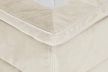 Princess sänkypaketti – jenkkisänky 120x200 cm kangasta petauspatjalla, kovuus medium - Beige - Huonekalut - Sänky - Jenkkisängyt