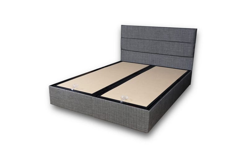 Quarel Bed Paketti Runko Sänky 150x200 cm - Harmaa - Huonekalut - Sänky - Runkopatjasängyt