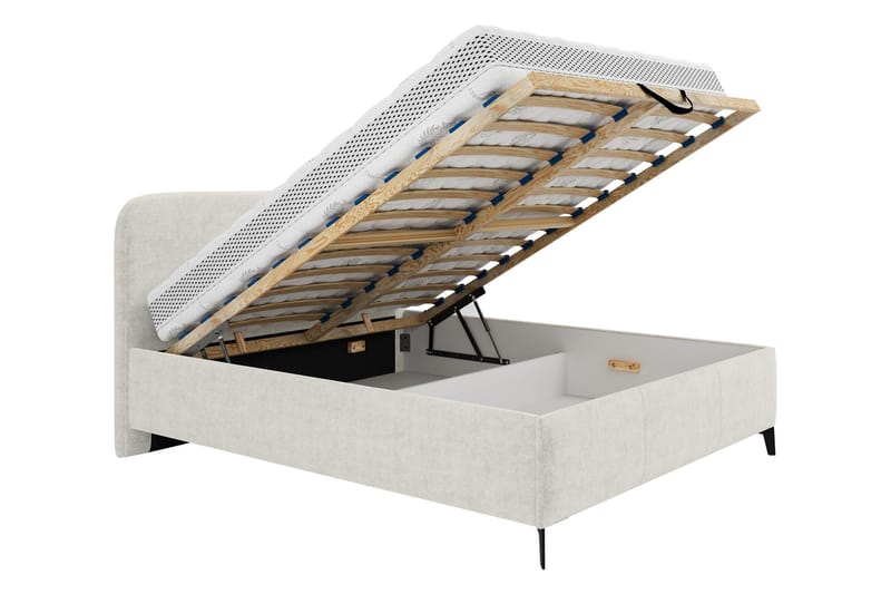 Raher Sängynrunko 140x200 cm - Valkoinen - Huonekalut - Sänky - Sänkykehikot & sängynrungot