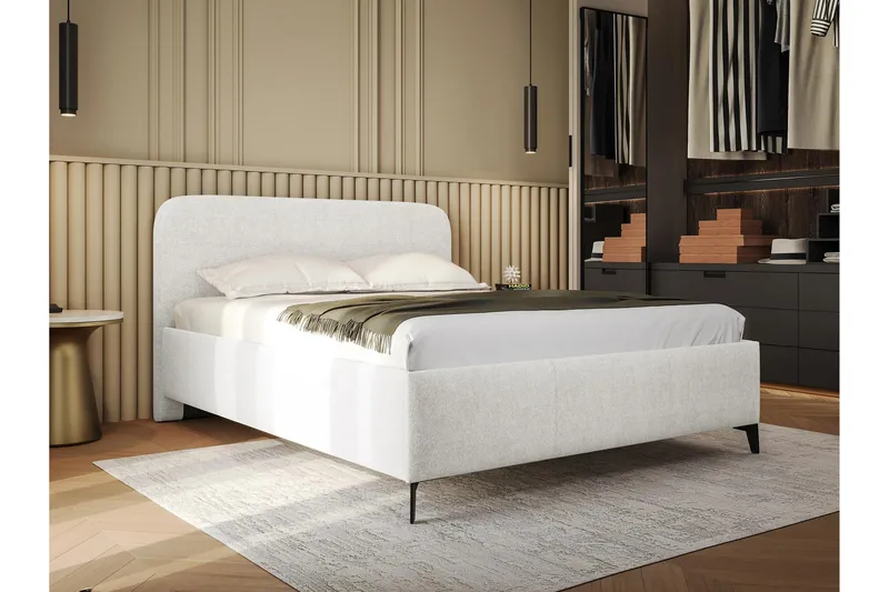 Raher Sängynrunko 140x200 cm - Valkoinen - Huonekalut - Sänky - Sänkykehikot & sängynrungot