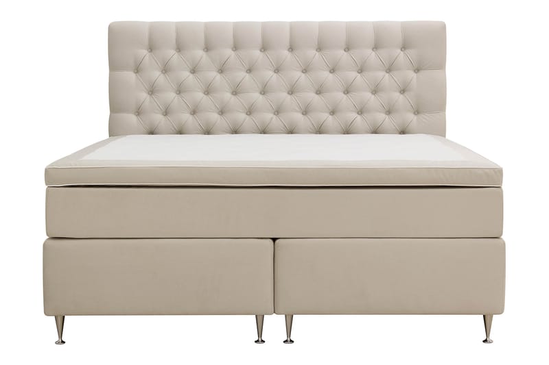 Romance Luxus Täydellinen Sänkypaketti 180x200 cm - Beige - Huonekalut - Sänky - Jenkkisängyt