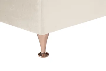 Royal Velvet -jenkkisänky 210 × 210 cm - Beige - Huonekalut - Sänky - Jenkkisängyt