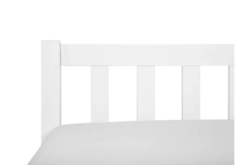 Florac Parivuode puu 140 x 200 cm Valkoinen - Huonekalut - Sänky - Runkopatjasängyt