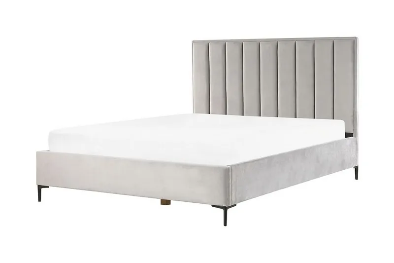 Makuuhuonesetti Sezanne Parivuode 180x200 cm - Harmaa - Huonekalut - Sänky - Sänkykehikot & sängynrungot