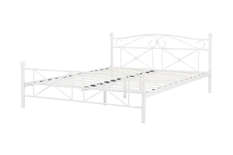 Parivuode Askersred 140x200 cm - Valkoinen - Huonekalut - Sänky - Runkopatjasängyt