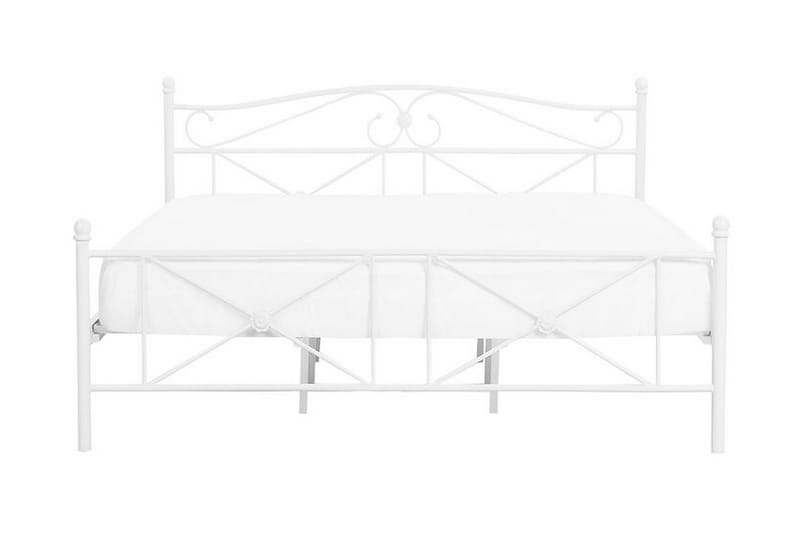 Parivuode Askersred 140x200 cm - Valkoinen - Huonekalut - Sänky - Runkopatjasängyt