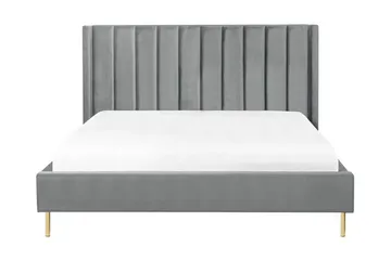 Parivuode Barkerud 160x200 cm - Harmaa - Huonekalut - Sänky - Sänkykehikot & sängynrungot