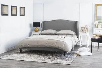 Parivuode Colmar 140x200 cm - Harmaa - Huonekalut - Sänky - Sänkykehikot & sängynrungot