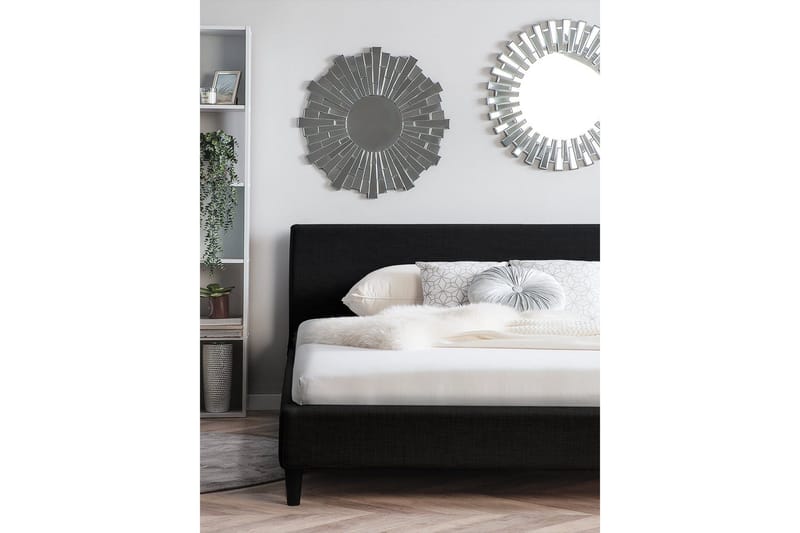 Parivuode Fitou 160x200 cm - Musta - Huonekalut - Sänky - Runkopatjasängyt