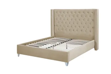 Parivuode Lubbon 160x200 cm - Beige - Huonekalut - Sänky - Sänkykehikot & sängynrungot