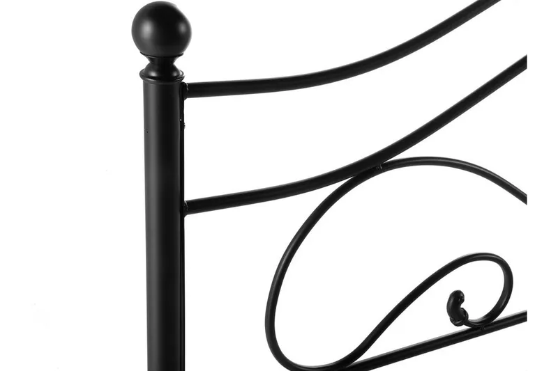 Parivuode Lyra 160x200 cm - Musta - Huonekalut - Sänky - Runkopatjasängyt