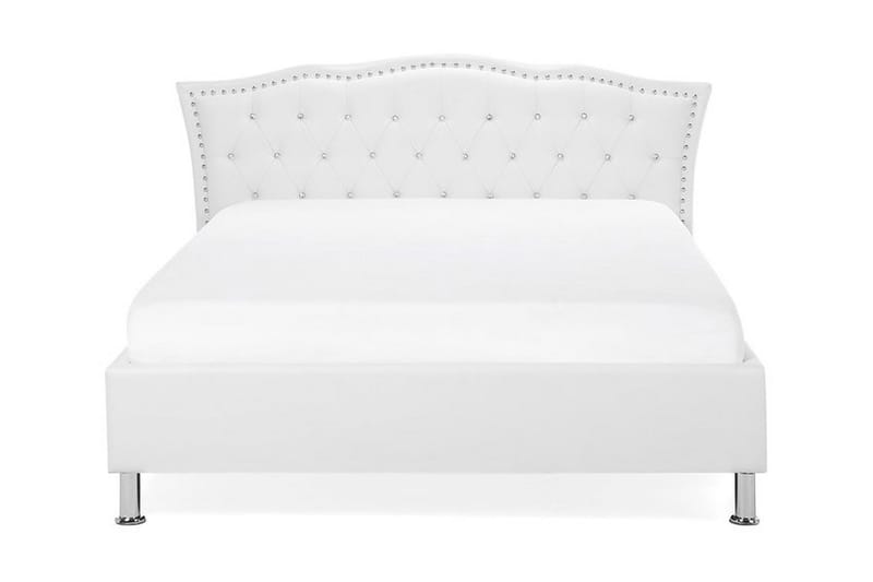 Parivuode Metz 140x200 cm - Valkoinen - Huonekalut - Sänky - Runkopatjasängyt