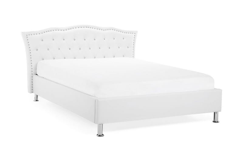 Parivuode Metz 140x200 cm - Valkoinen - Huonekalut - Sänky - Runkopatjasängyt