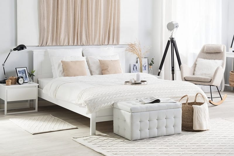 Parivuode Olivet 180x200 cm - Valkoinen - Huonekalut - Sänky - Runkopatjasängyt